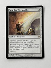 MTG ** SWORD OF FIRE AND ICE ** LP Light Play ** Darksteel ** MAGIC