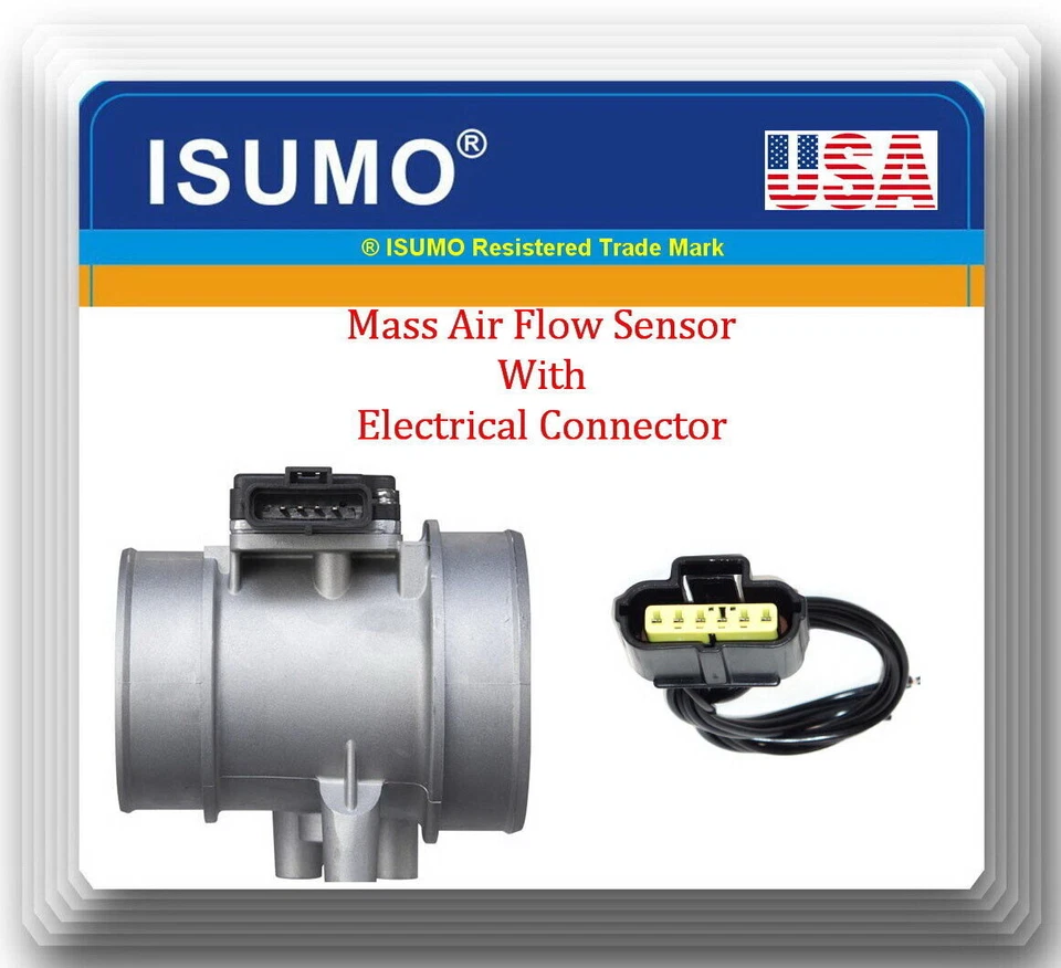 Mass Air Flow Sensor W/Connector Fits: Ford Thunderbird Mercury Cougar 1996-1997 - Image 1 of 4