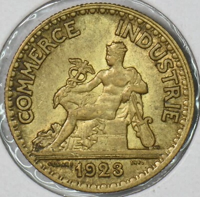 Francia 1923 50 céntimos P190599 envío combinado Foto 1 de 2