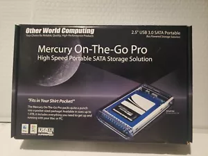 OWC Mercury On-The-Go SATA Storage Solution 1TB + USB 3.0 - NEW - Picture 1 of 12