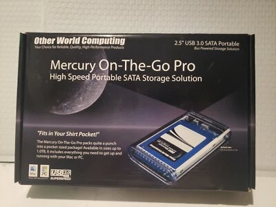 OWC Mercury On-The-Go SATA Storage Solution + USB 3.0 - NEW - Image 1 of 4
