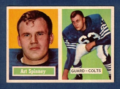 1957 Topps Art Spinney #17 Baltimore Colts EXMT - Image 1 of 2