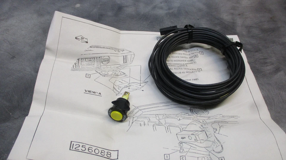 1977-1985 OLDSMOBILE DELTA 88 98 POWER TRUNK SWITCH RELEASE NOS - Image 1 of 4