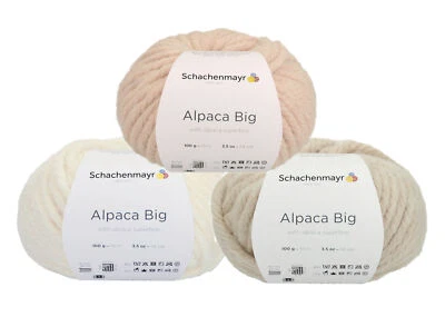 120€/kg 100g Weiche CHUNKY Alpakawolle Schachenmayr ALPACA BIG 50m / 100g