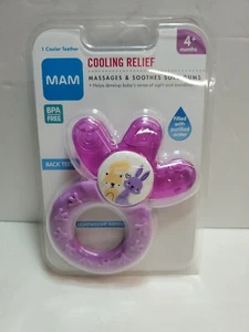 MAM Cooling Relief 4+Months Cooler Teether 1 ea, PURPLE, water filled - Picture 1 of 2