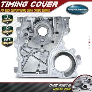 Engine Timing Chain Cover w/ Oil Pump for Chevy Colorado GMC Canyon Buick Isuzu - Picture 1 of 8