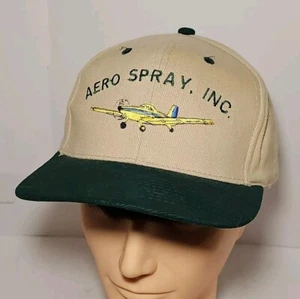 Aero Spray, Inc. Air Tanker Pilot Embroidered Patch SnapBack Green Tan NwoT - Picture 1 of 5