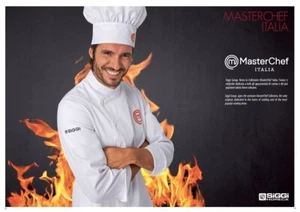 La Giacca Cuoco Chef Master Chef Originale Siggi Masterchef con Nome Rcamato - Imagen 1 de 12