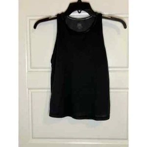 Athleta girls tank, size 12, black camo with black overlay - Picture 1 of 4