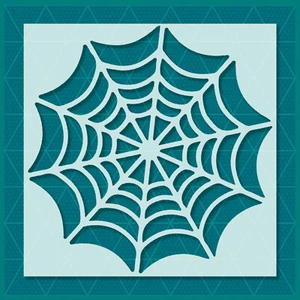 Spider Web Stencil – Halloween, Spooky, Gothic, Haunted, Creepy, Party Decor - Picture 1 of 5