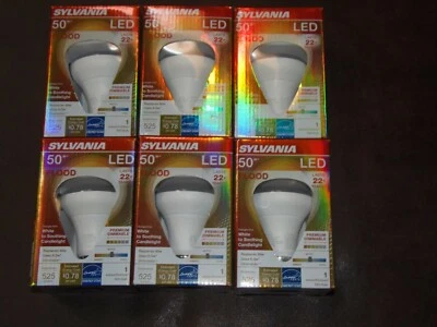 6  Sylvania R20 50W Energy Saving Dimmable In/Outdoor LED Flood Light  - Image 1 of 4