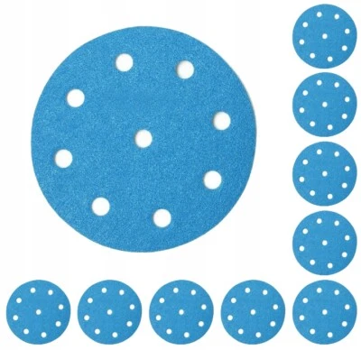 125mm 5" Wet or Dry Sanding Discs Sandpaper Pads Festool Typ 40-3000