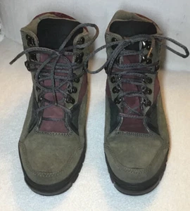 Georgia Women’s Comfort Core Green Suede Steel Toe Lace Boots Size 9. Pre-Owned - Picture 1 of 9