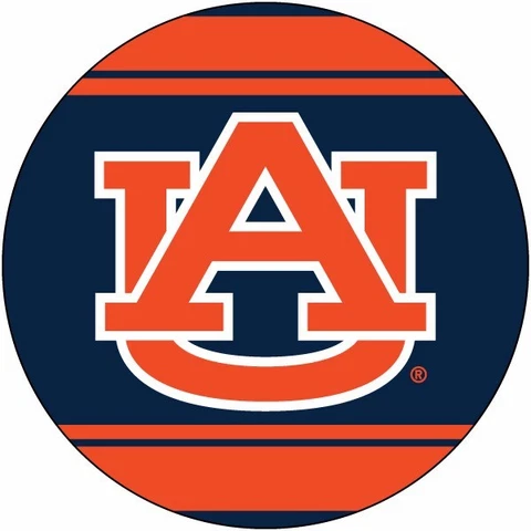 AUBURN 4" MAGNET w/ STRIPE-AUBURN TIGERS CAR MAGNET-NEW FOR 2016! Cover