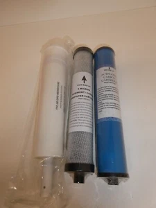 NEW 3 Stage Microline Filter Set Of Three #S7025, #7028, #S1229RS TFC-50 GPD - Picture 1 of 8