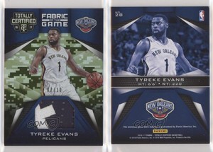 2016 Panini Totally Certified Fabric of the Game Materials Camo /10 Tyreke Evans