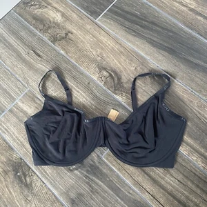 skims size 40DDDD black bra unpadded (052) - Picture 1 of 3