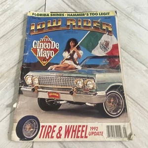 Lowrider May 1992 Vintage Car Magazine Show Photos Arte Latino Cars Culture - Imagen 1 de 15