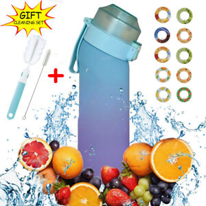 650ML Water Bottle, With 10 Air Flavour Pods, With Straw, Sports Water Bottle