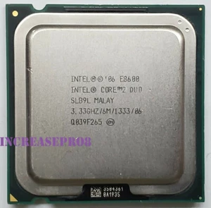 Intel Core 2 Duo E8600 Processor 3.33GHz Socket LGA 775/Socket T CPU 65W 1333MHz - Picture 1 of 4