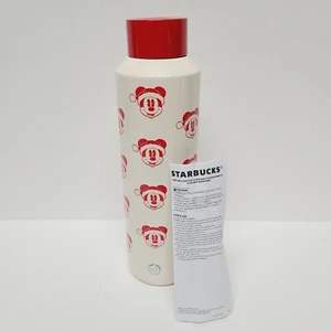 NEU Starbucks Disney Mickey Holiday Edelstahl Trinkflasche Disneyland  - Bild 1 von 10