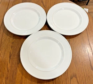 SET of 3 CORONADO WHITE by Nancy Calhoun 10 7/8" DINNER PLATES Portugal - Picture 1 of 7