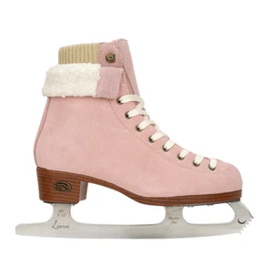 Riedell Ember Eiskunstlaufschuhe Blush Pink Damen Eislaufstiefel | Größe 8 US D - Bild 1 von 6