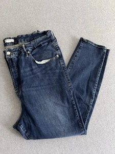 Good American Women's Jeans Skinny High Rise GL873T Stretch Dark Wash Size 24 - Picture 1 of 11