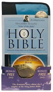 KJV Complete Scourby CD with Free Indest DVD-Holy King James Version Old and... - Picture 1 of 2