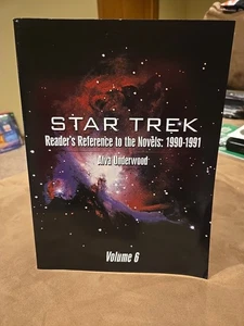 Star Trek Reader's Reference to the Novels-1990-91 by Alva Underwood  (Like New) - Foto 1 di 3