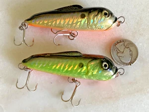 SET 2 Bass Pro Shops XPS Shoestrings Top Knocker Top Wasser Angeln Köder - Bild 1 von 8