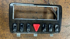 MERCEDES BENZ W208 CLK320 CLK55 CLK430 FRONT CLIMATE CONTROL SWITCH WOOD PANEL - Picture 1 of 4