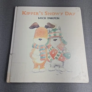 Kipper's Snowy Day von Mick Inkpen ~ 1996 Vintage Hardcover Buch Bibliothekseinband - Bild 1 von 9