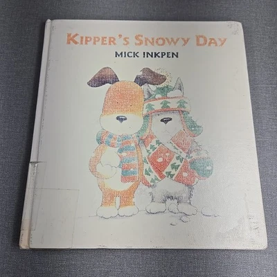 Kipper's Snowy Day Mick Inkpen ~ 1996 Vintage Hardcover Book Library Binding - Image 1 of 4