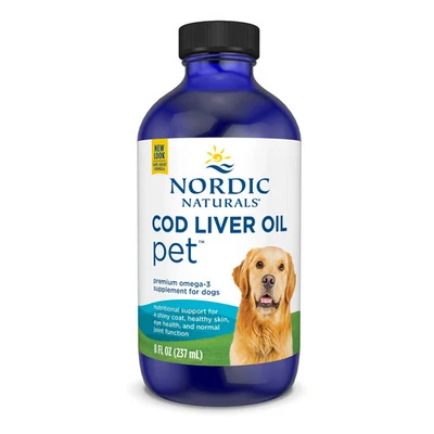 Nordic Naturals Pet CLO Suplemento - Aceite de hígado de bacalao Omega 3s, DHA, EPA, 8 OZ Foto 1 de 4