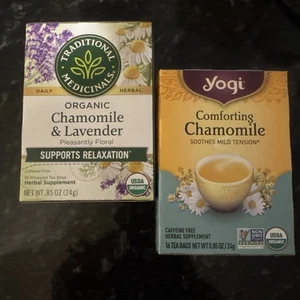 Yogi Organic Comforting Chamomile & Traditional Medicinals Organic Yea 2 Boxes - Picture 1 of 5
