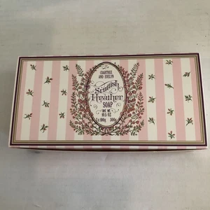 (3) Vtg Crabtree And Evelyn Scottish Heather Soap 3.5 oz Each New - Picture 1 of 5