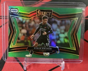 Panini Select FIFA 2024-25 - Nivel de campo #234 verde Prizm Ethan Nwaneri /5 - Imagen 1 de 2