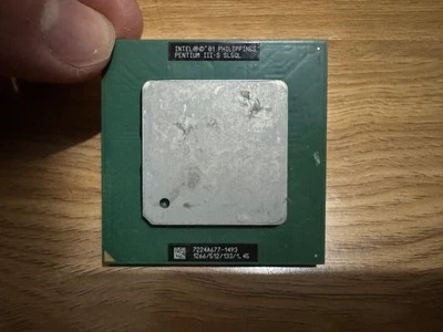 Intel Pentium III - S SL5QL 1.26GHz/512KB/133MHz Socket/Socket 370 CPU Processor - Image 1 of 4