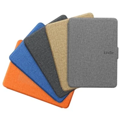 Smart Fabric Flip Case For Kindle Paperwhite 5 4 3 2 1 5th 6th 11th Generation - Image 1 of 4