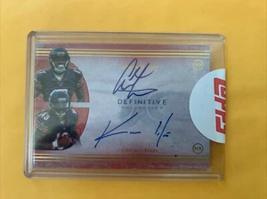 Alshon Jeffery Kevin White 2015 Topps Definitive Auto Red True 1/1 Sealed ๐ฅ๐ - Picture 1 of 2