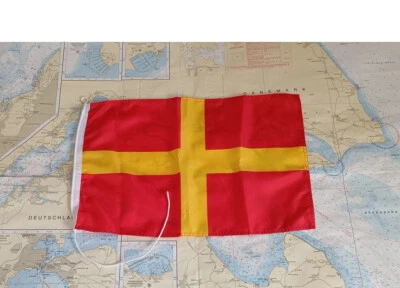 Signalflagge, Buchstabenflagge, Flaggensignal "Romeo", 30 x 45 cm - Bild 1 von 2
