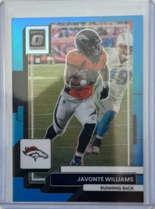 Donruss Optic Aqua Javonte Williams 2022 #59 Broncos/299 - Imagen 1 de 2