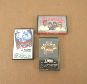 Vtg Lot 3 Audio Cassette Tape ALABAMA My Home is, In The Beginning, The Touch - Picture 1 of 6