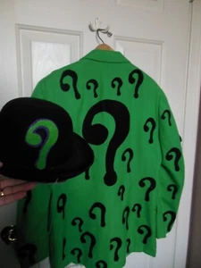 Custom Riddler Costume Handmade by Violet Castle Costumery for Men or Boys - Picture 1 of 5