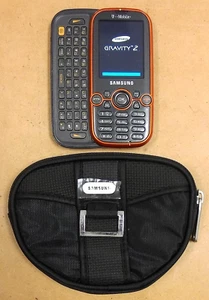 Samsung Gravity 2 SGH-T469 - Gray and Orange ( T-Mobile ) Very Rare Slider Phone - Picture 1 of 4