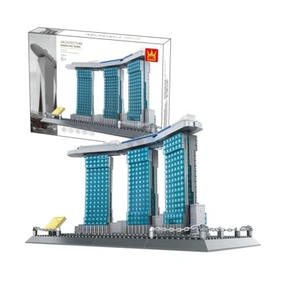 Wange Authentic MARINA BAY SANDS HOTEL Building Block Set 881 pcs  4217 - Image 1 of 4
