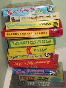 VINTAGE JIGSAW PUZZLES 1950s 1960s All Missing 1 or 2 Pieces SELECTION