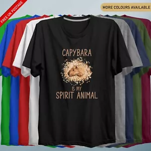 Kids Capybara TShirt Animal Lover Capybara Shirt Spirit Animal T Shirt Gift - Picture 1 of 6