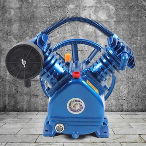 Compresor de aire de 2 cilindros estilo V 175 psi bomba cabezal de motor herramienta de aire de doble etapa - Imagen 1 de 12